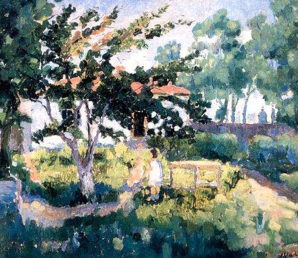 Kazimir Malevich Summer Landscape, oil painting image